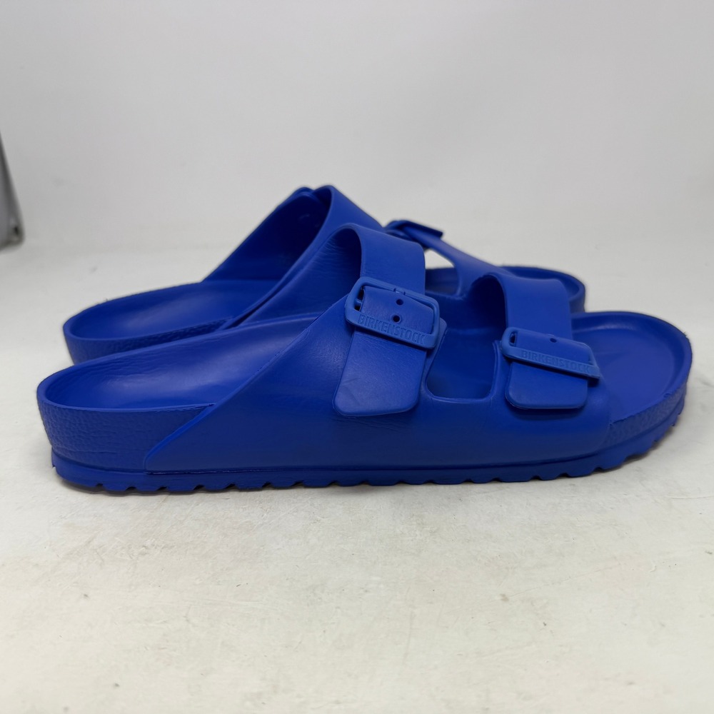 Birkenstock Sandals Men 9 Arizona EVA Blue Waterproof EUC